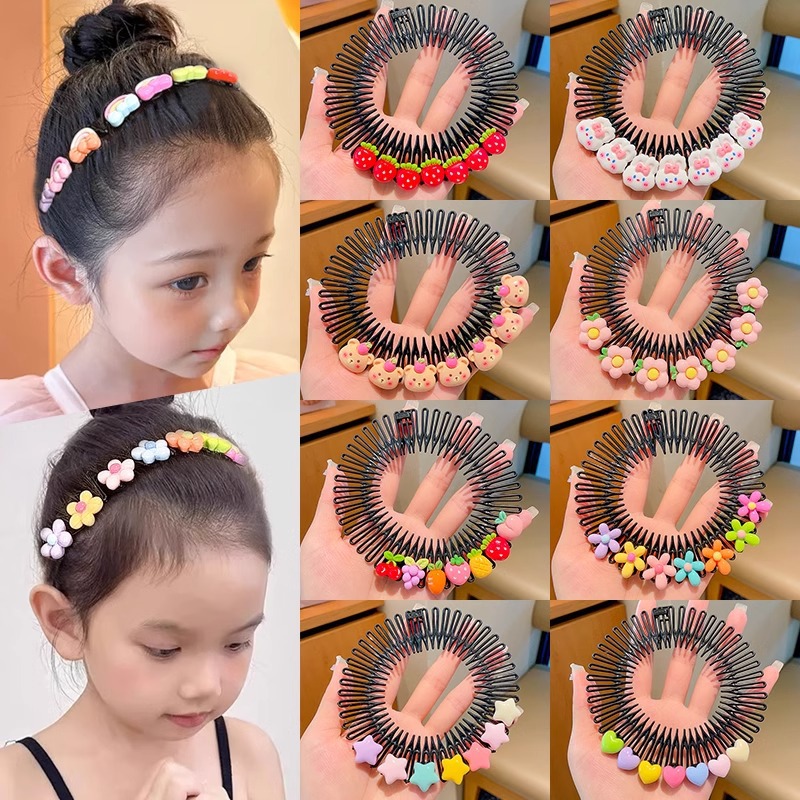 Hair Care Korean Products - Y2k Star Heart kolorowe grzebienie do