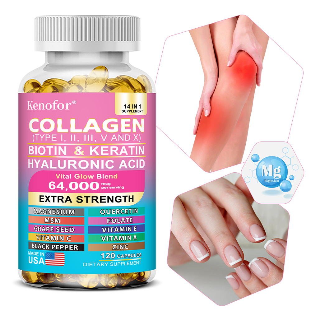 Hair Care Capsule - Kompleksowe kapsułki kolagenowe, rozjaśniają koloryt skóry,