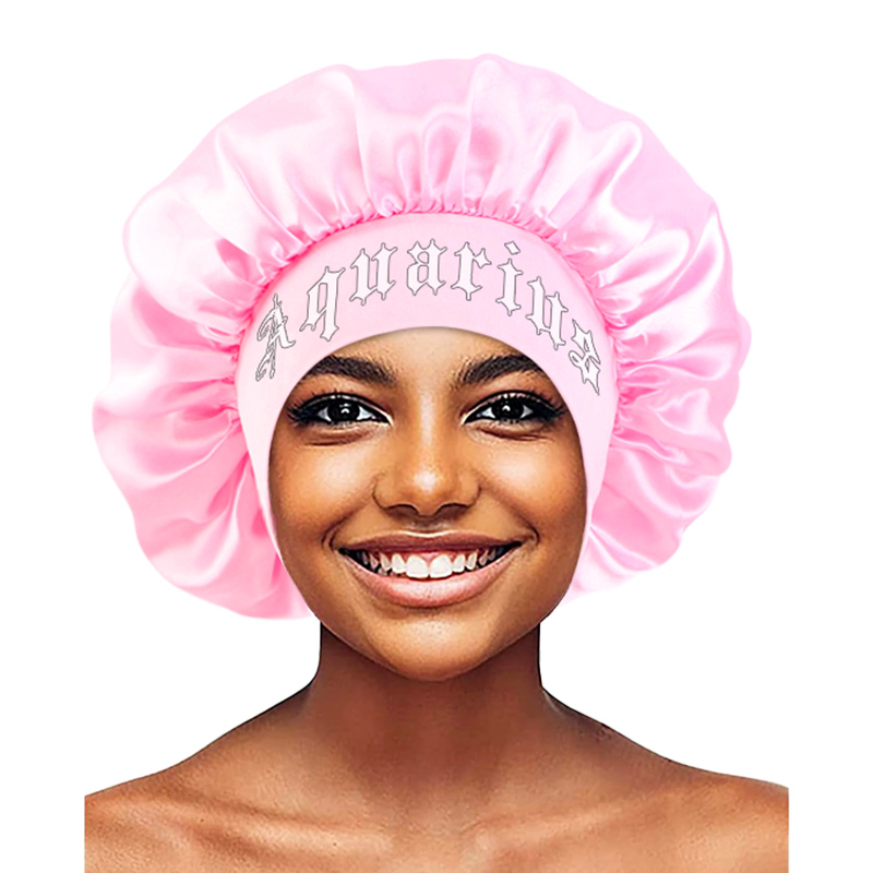 Satin Hair Bonnet - Nowa czapka do spania 12 Zodiac
