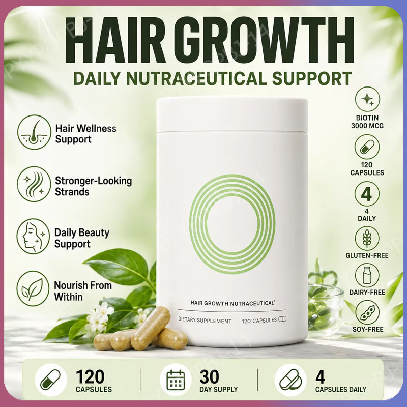 Hair Care Capsule - Kapsułki ziołowe do odżywiania włosów, codzienna