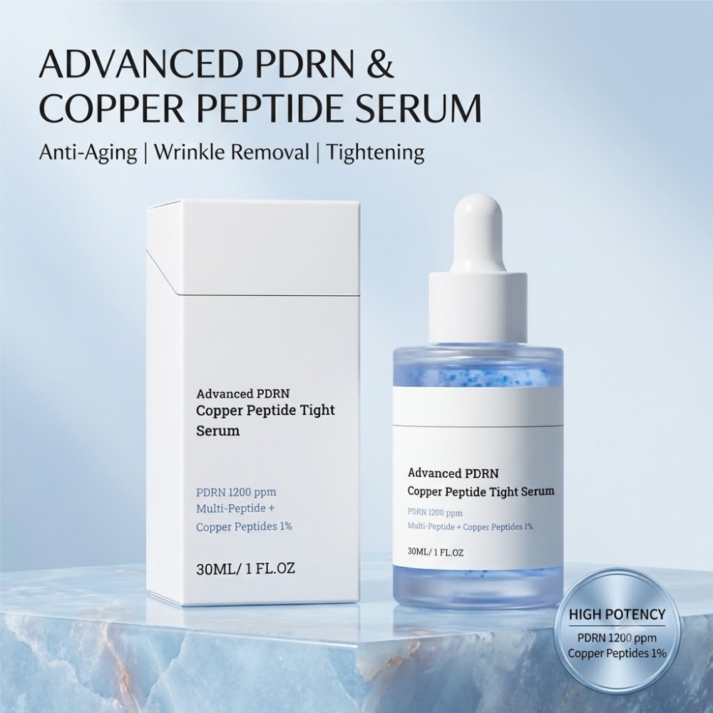 Silk Press Serum - Miedziany Peptyd Serum do Twarzy Przeciwstarzeniowe