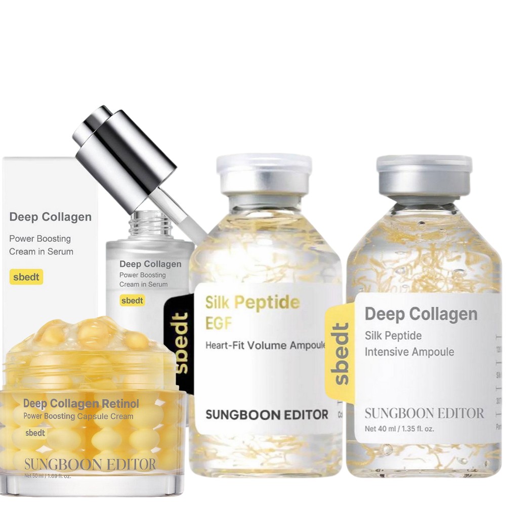 Silk Press Serum - Ampułka z głęboko wchłanianym kolagenem, jedwabiem