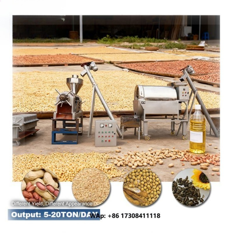 Castor Oil Cold Press - Maszyna do produkcji oleju słonecznikowego, sojowego,