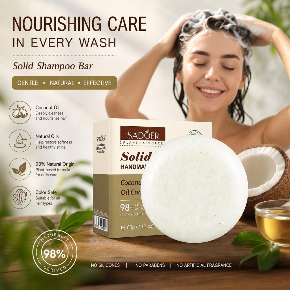 SADOER 60g Szampon Kokosowy Se – Hair Care Herbal Products recenzja i cena