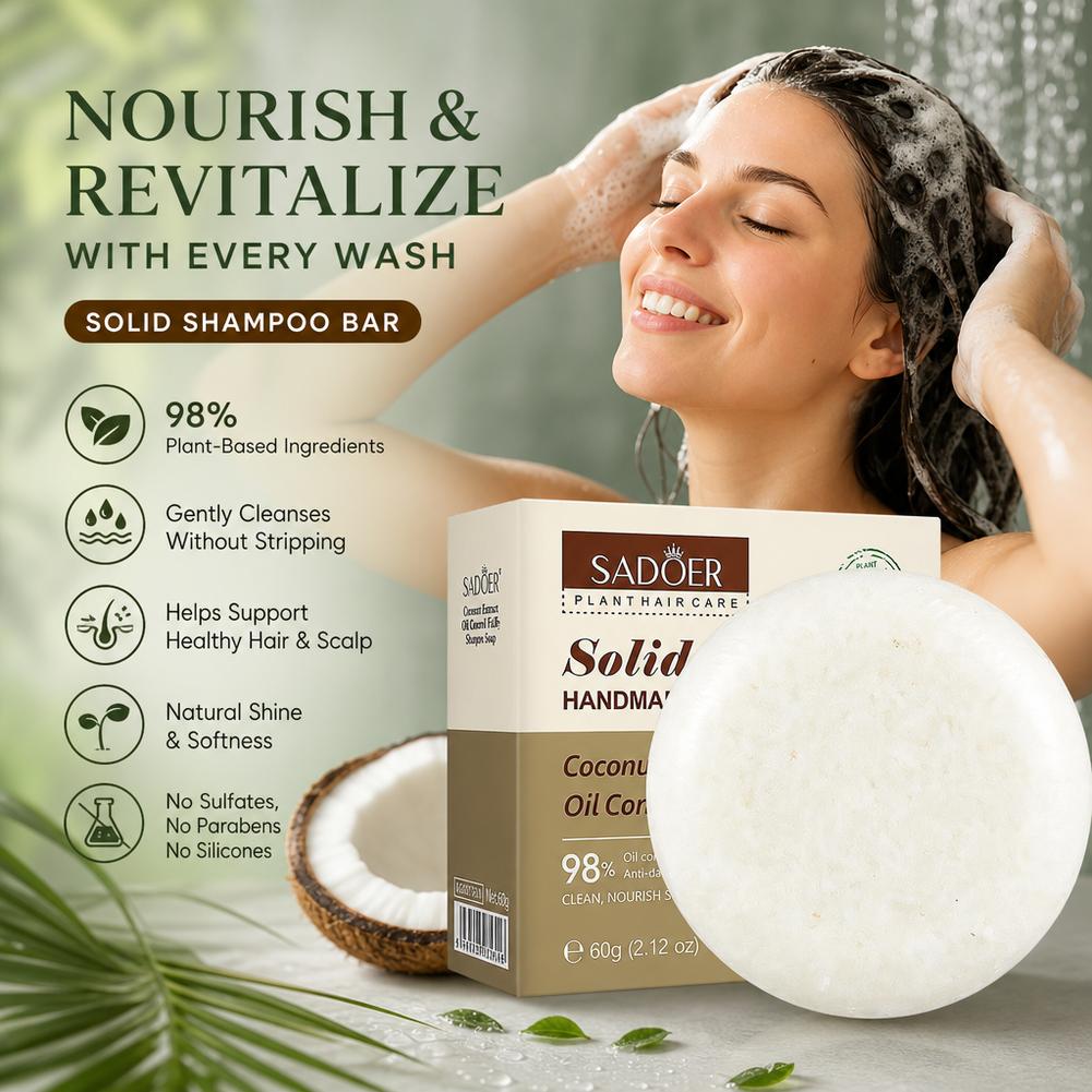 SADOER 60g Szampon Kokosowy Se – Hair Care Herbal Products recenzja i cena