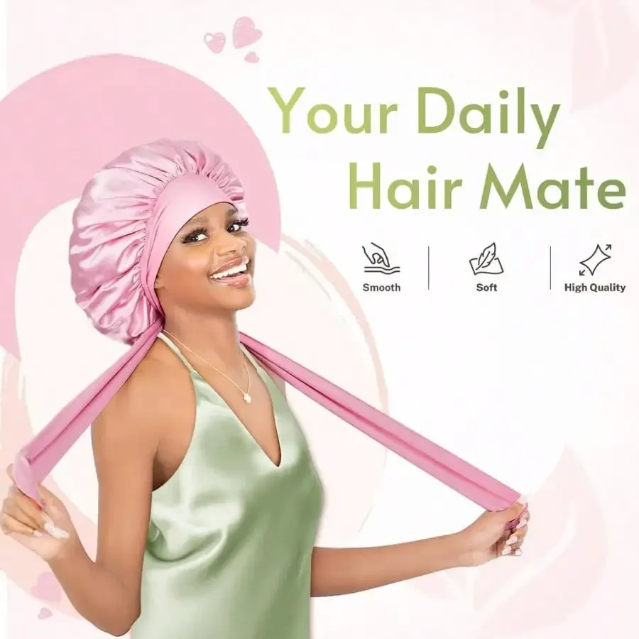 Satynowy czepek dla kobiet 202 – Satin Hair Bonnet recenzja i cena
