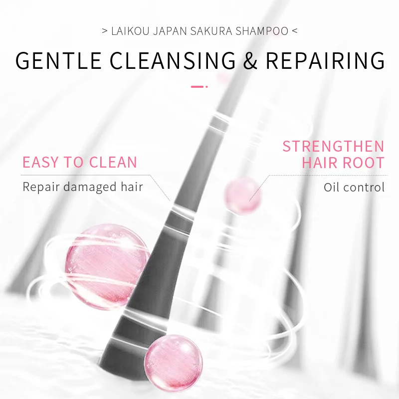LAIKOU japonia Sakura szampon  – Hair Care Korean Products recenzja i cena