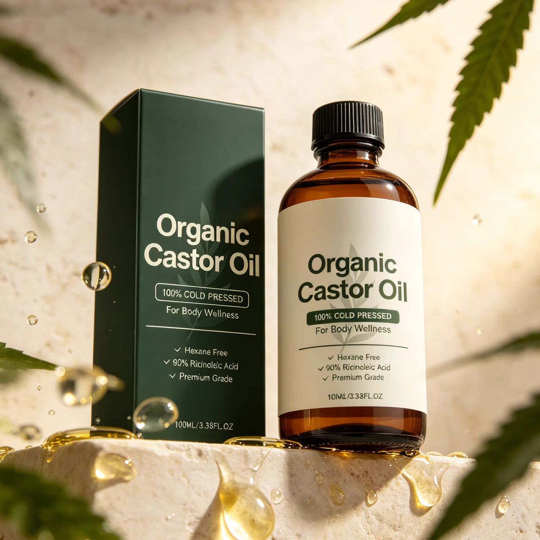 Organiczny olej rycynowy tłocz – Castor Oil Cold Press recenzja i cena