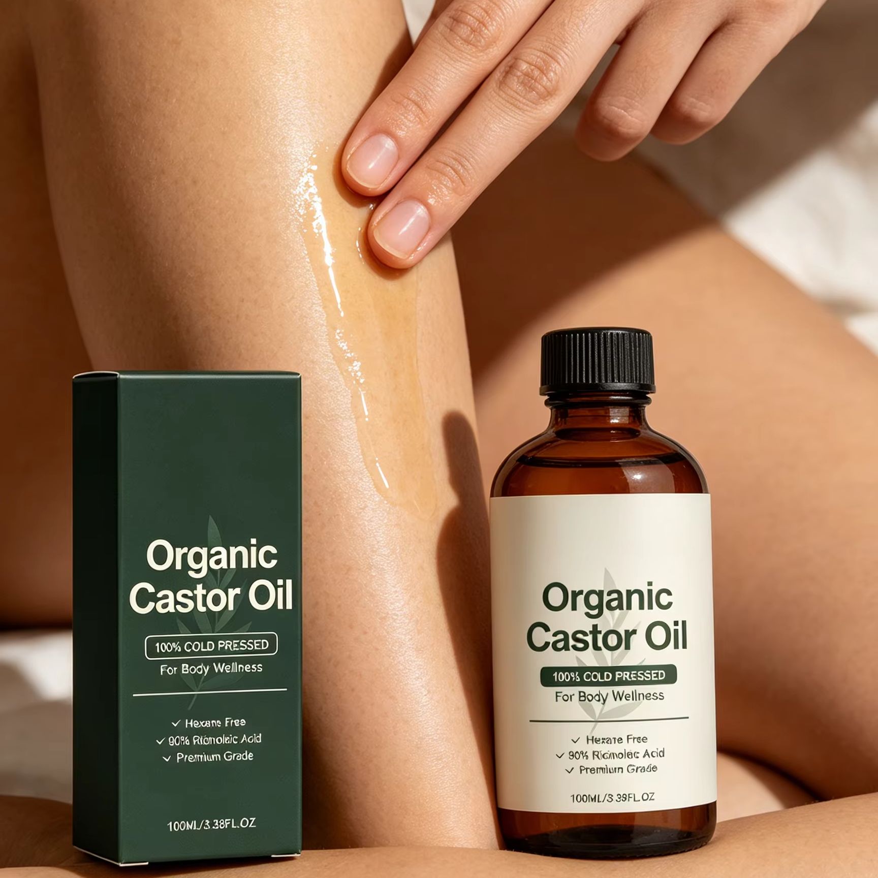 Organiczny olej rycynowy tłocz – Castor Oil Cold Press recenzja i cena