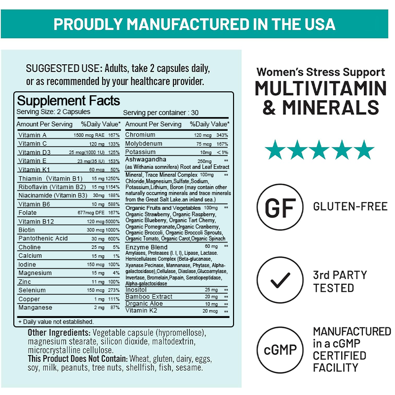 Organiczny multiwitamina dla k – Hair Care Capsule recenzja i cena