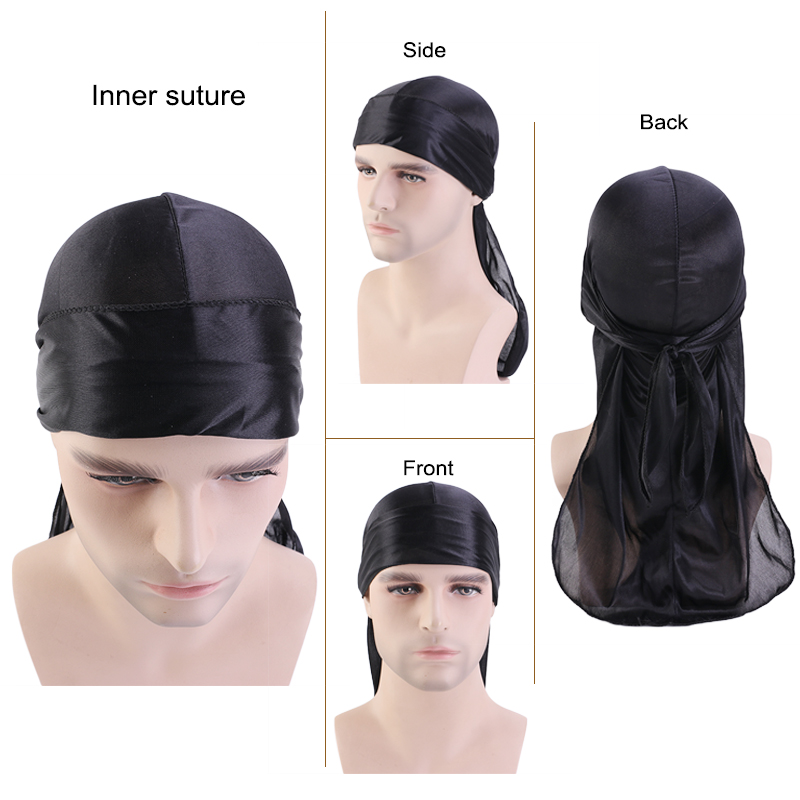 3PCS/LOT Long Durag Silk Satin – Satin Hair Bonnet recenzja i cena