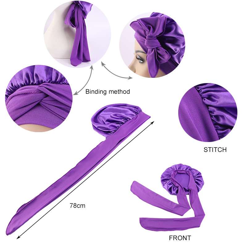 Nowy satynowy czepek do spania – Satin Hair Bonnet recenzja i cena