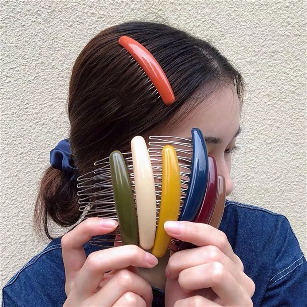 Jednokolorowy damski grzebień  – Hair Care Korean Products recenzja i cena