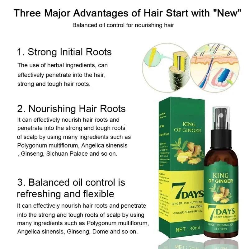 2024 Imbirowe serum na porost  – Hair Care Korean Products recenzja i cena