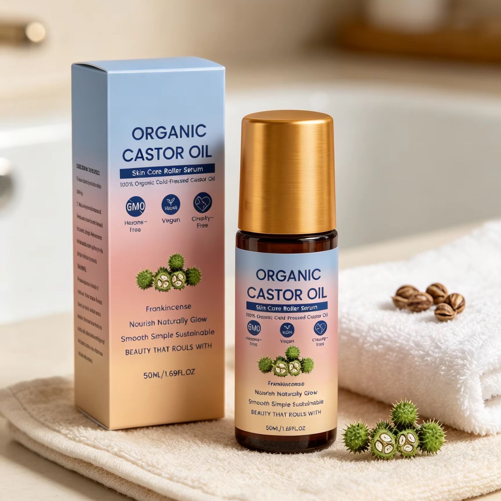Organiczny olej rycynowy w rol – Castor Oil Cold Press recenzja i cena